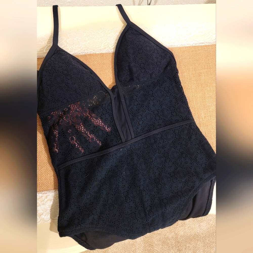 Black One Piece Swimsuit Size Small